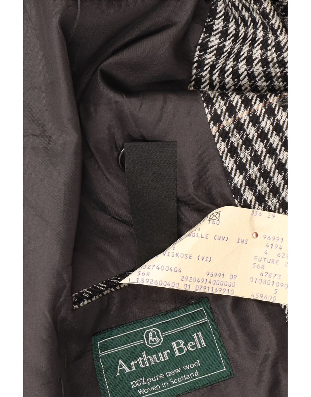 Jaqueta blazer masculina VINTAGE com peito duplo EU 56 3XL espinha de peixe preta