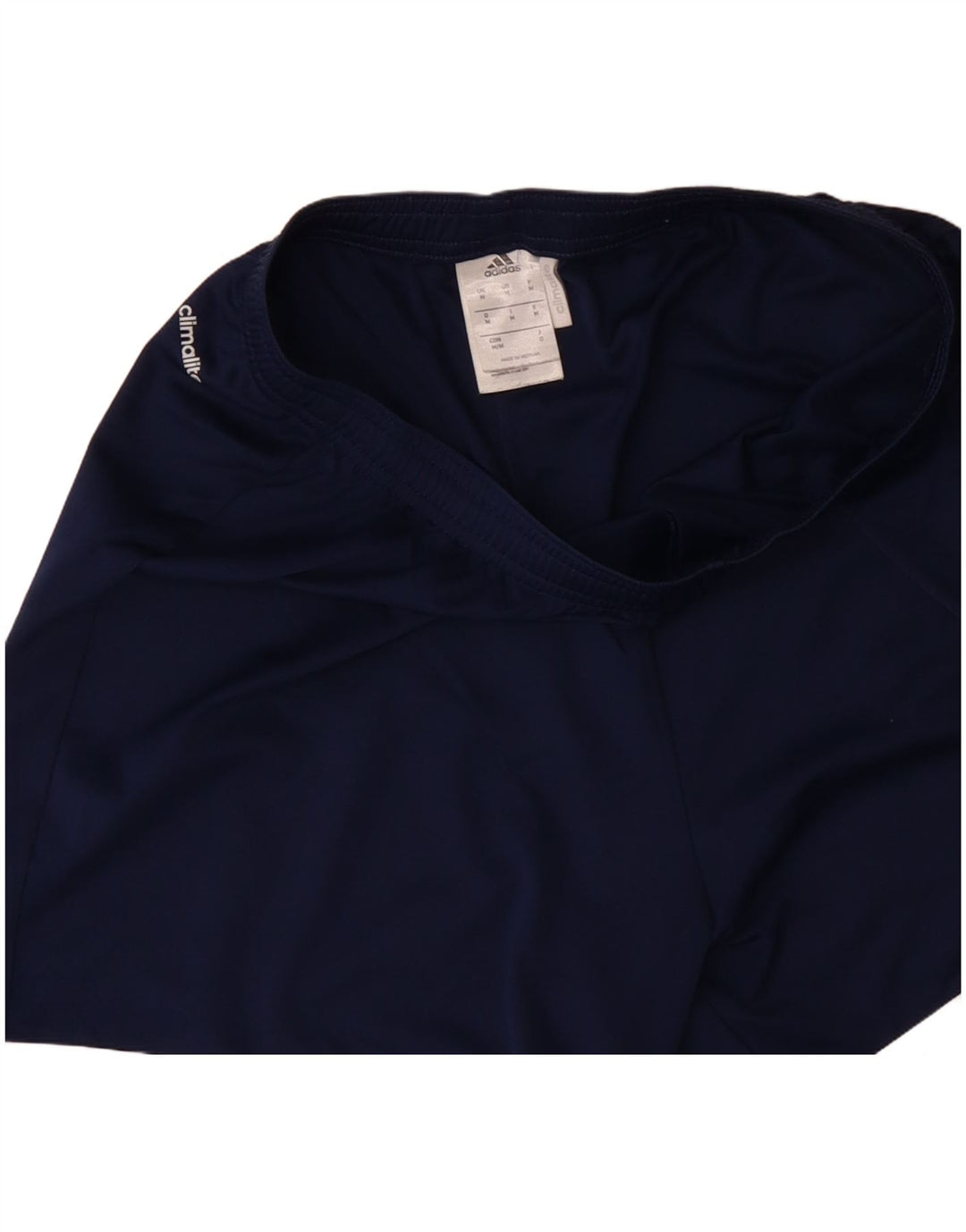 Shorts esportivos masculinos ADIDAS Climalite médio azul marinho poliéster