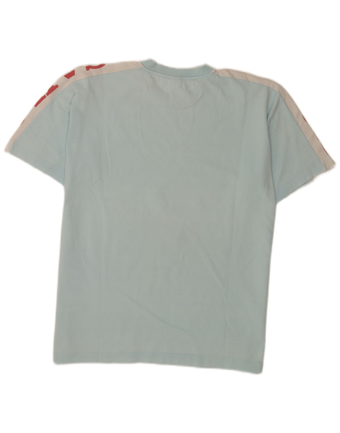 Camiseta gráfica masculina North Sails Top médio azul colorblock algodão
