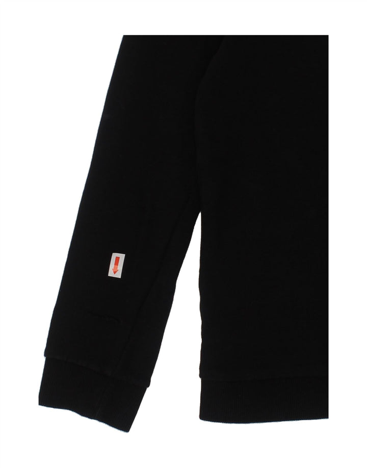 GUESS Girls Graphic Sweatshirt Jumper 7-8 Years Black Cotton Vintage Guess and Second-Hand Guess from Messina Hembry 