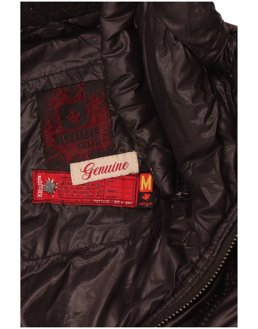 Casaco acolchoado feminino KHUJO UK 12 nylon preto médio