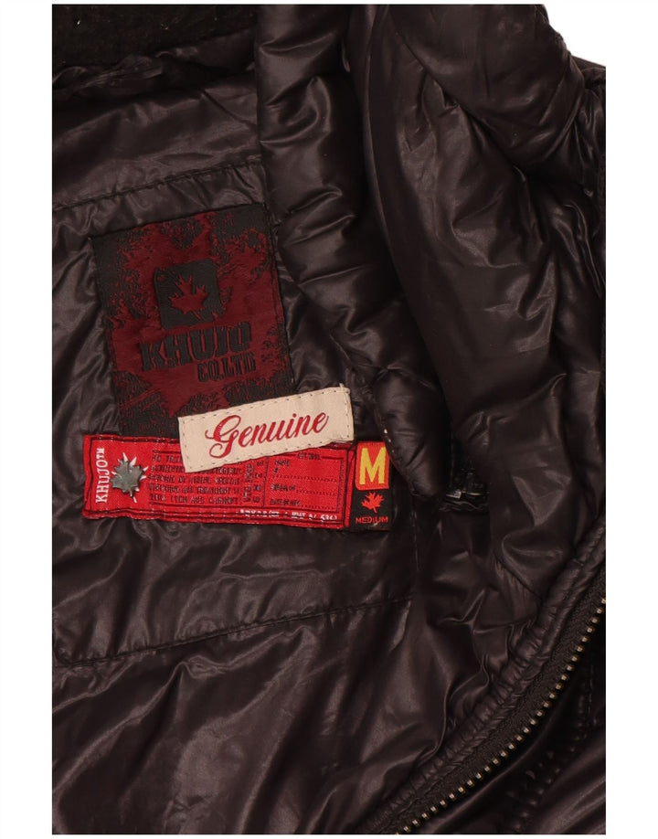 Casaco acolchoado feminino KHUJO UK 12 nylon preto médio