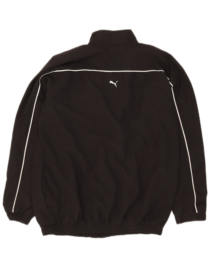 Casaco Puma Boys Graphic Tracksuit Top 15-16 Anos Preto Poliéster