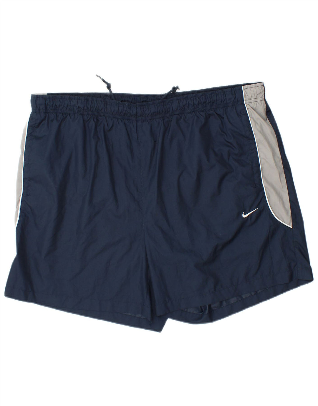 Shorts esportivos masculinos NIKE XL azul marinho colorblock poliéster