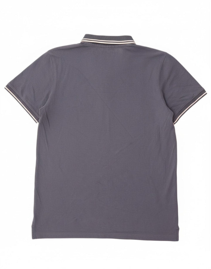 Camisa polo masculina KAPPA grande algodão azul