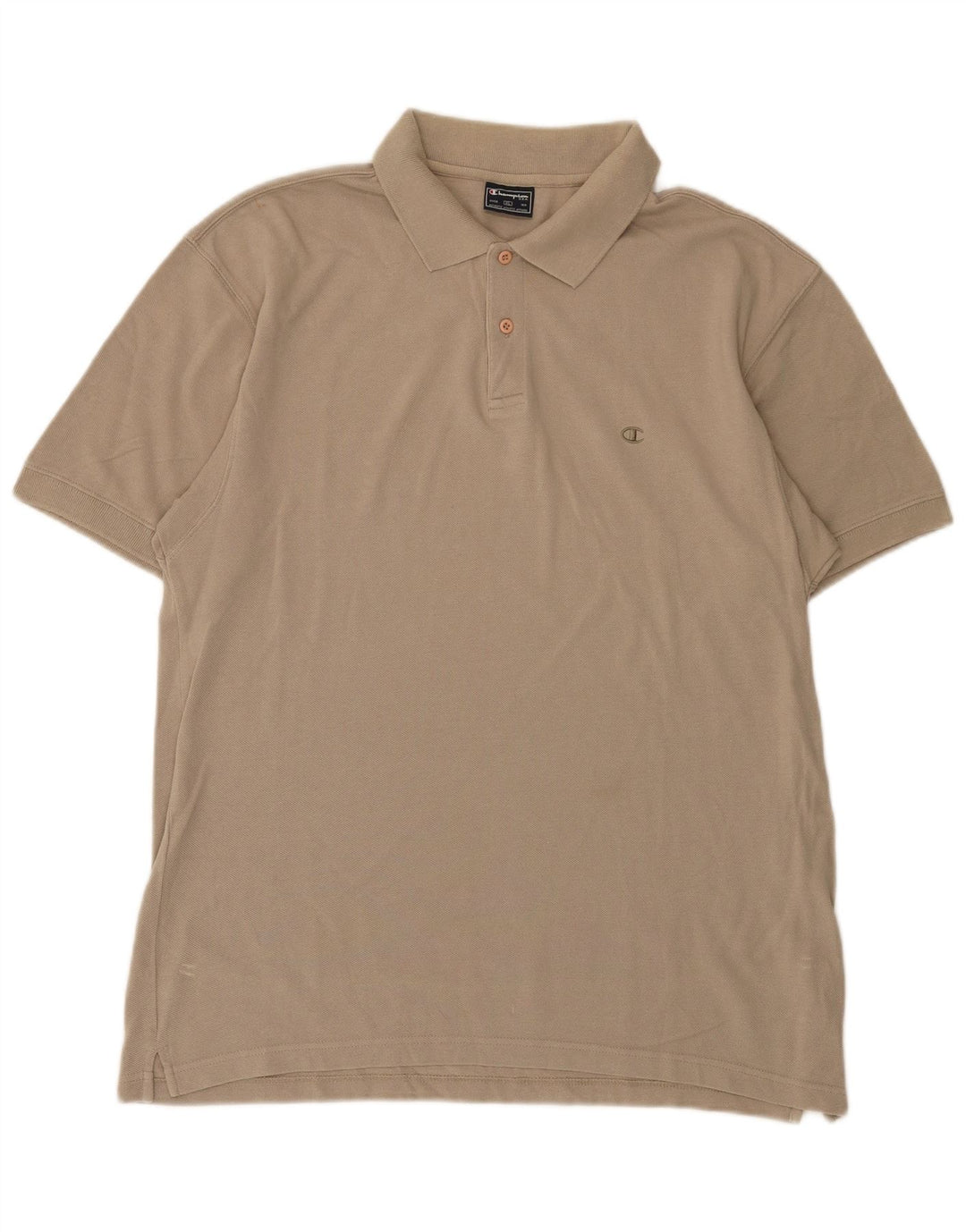 Camisa polo masculina Champion XL bege algodão