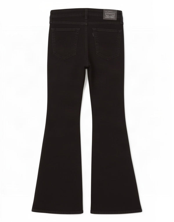 Calça jeans feminina Levi's 726 Flared W30 L29 preta