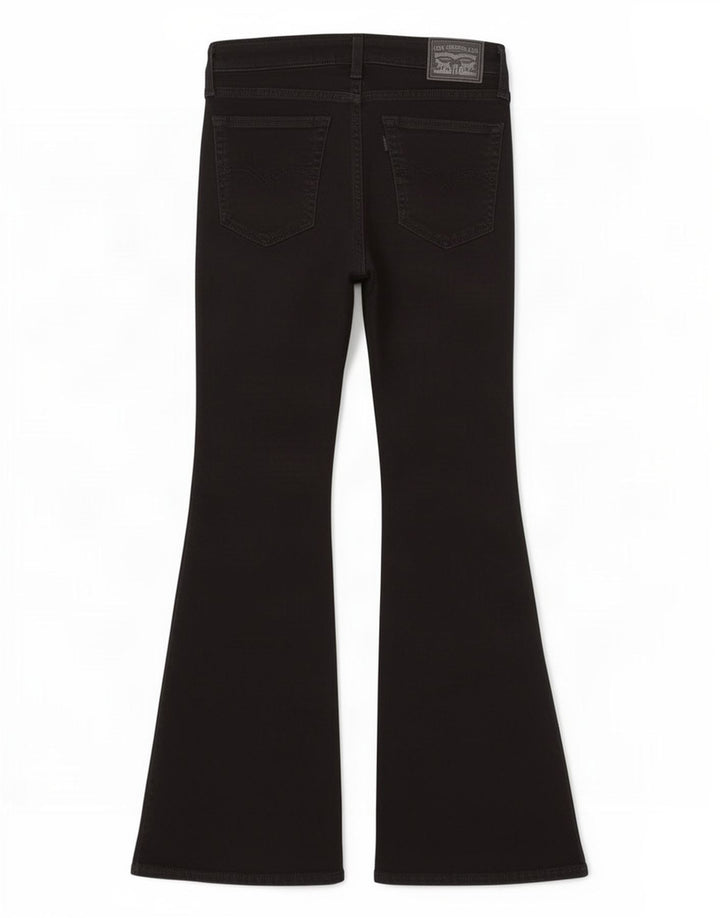 Calça jeans feminina Levi's 726 Flared W30 L29 preta