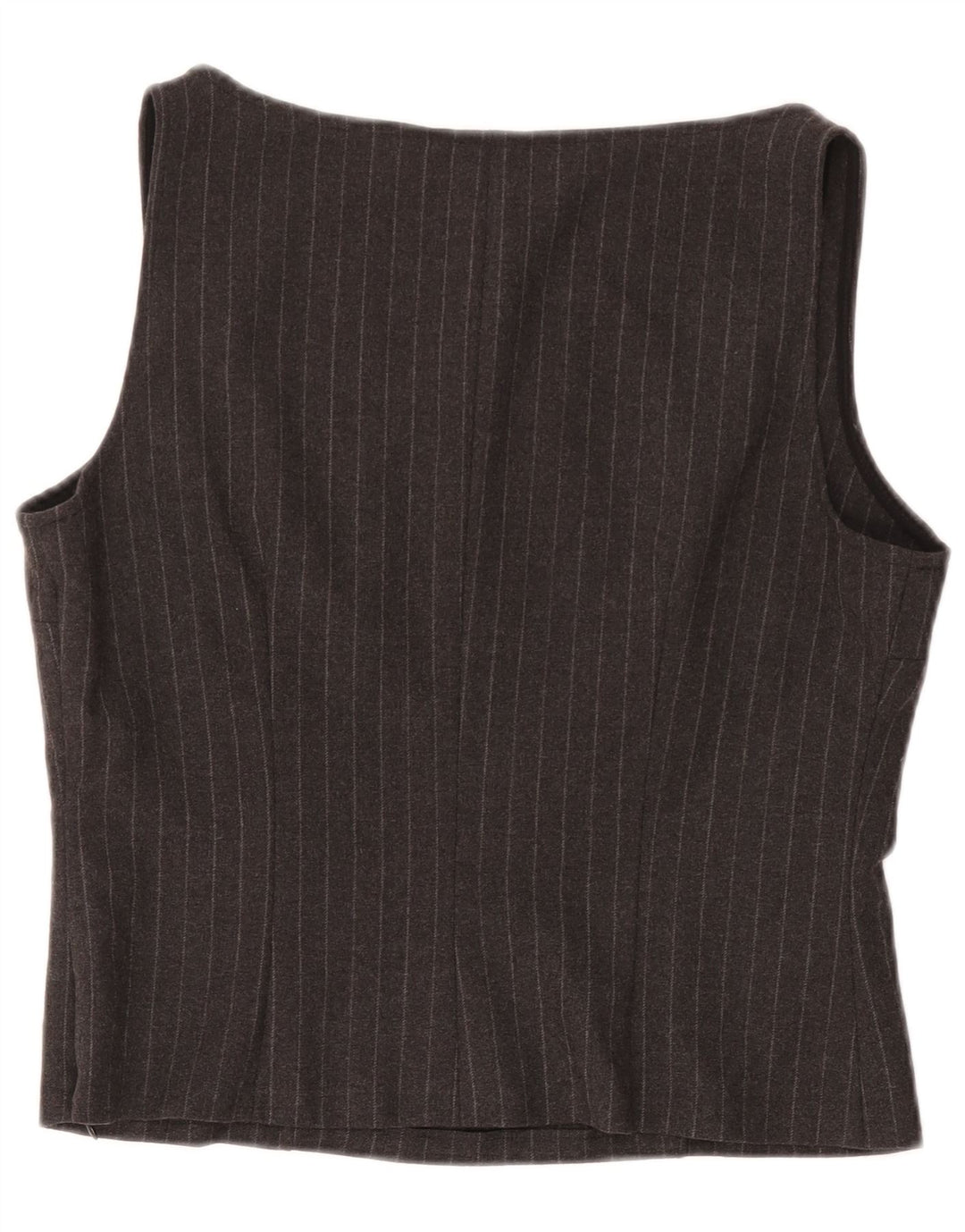 Blusa feminina sem mangas GAI MATTIOLO Top IT 48 XL listrado cinza