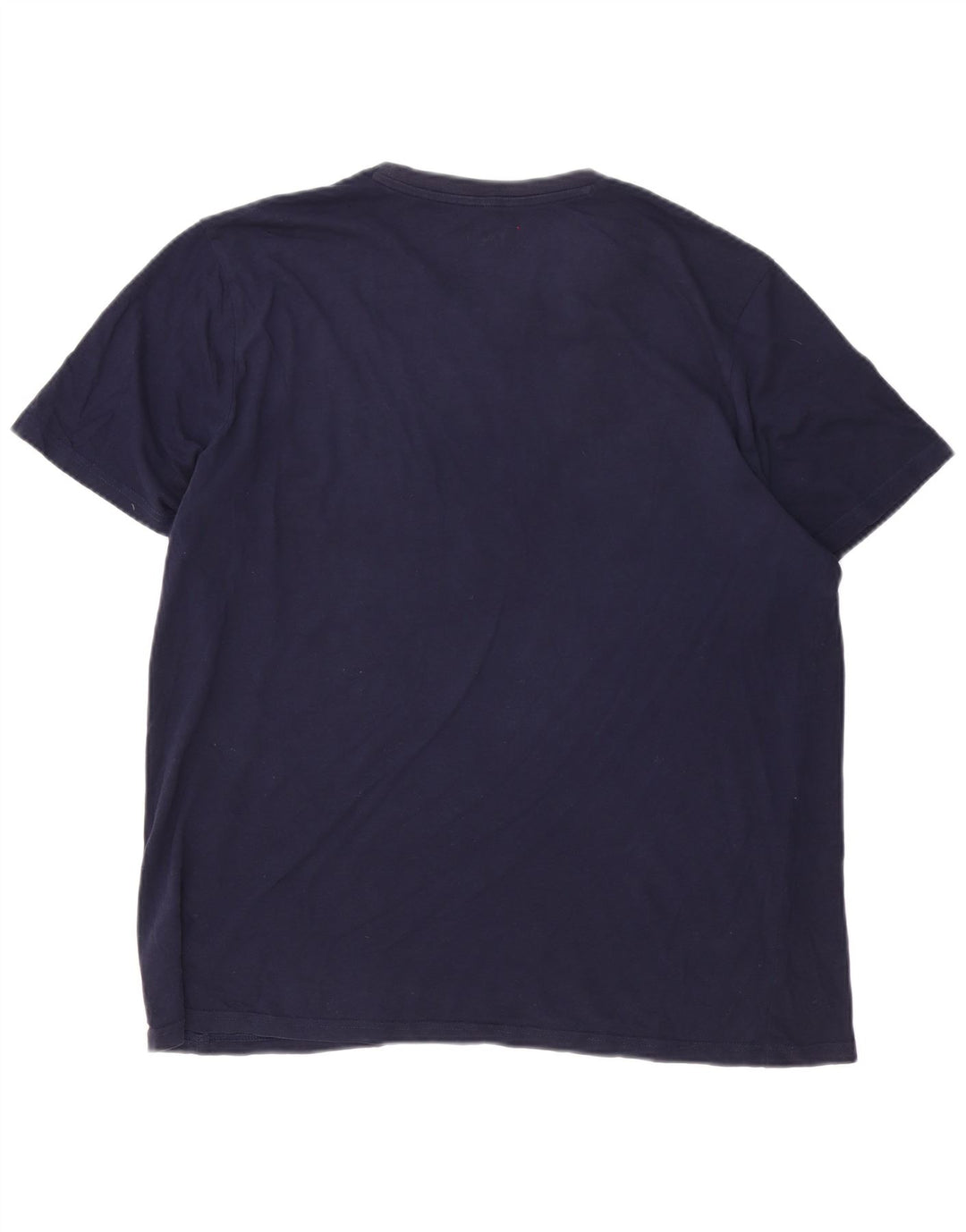 Camiseta masculina Lee de ajuste regular com estampa gráfica grande algodão azul marinho
