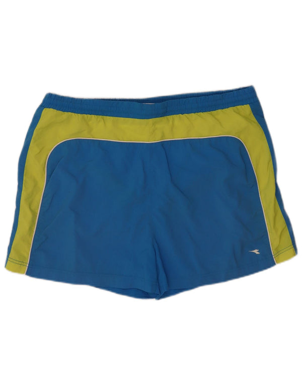 Shorts de natação masculino Diadora XL azul Colourblock poliéster