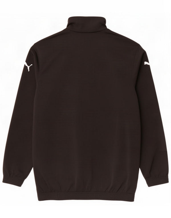 Puma Boys Tracksuit Top Jacket 15-16 anos Poliéster Preto