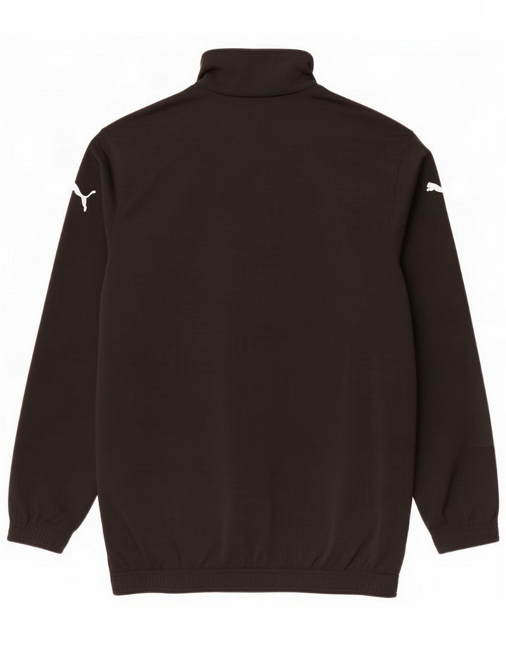 Puma Boys Tracksuit Top Jacket 15-16 anos Poliéster Preto
