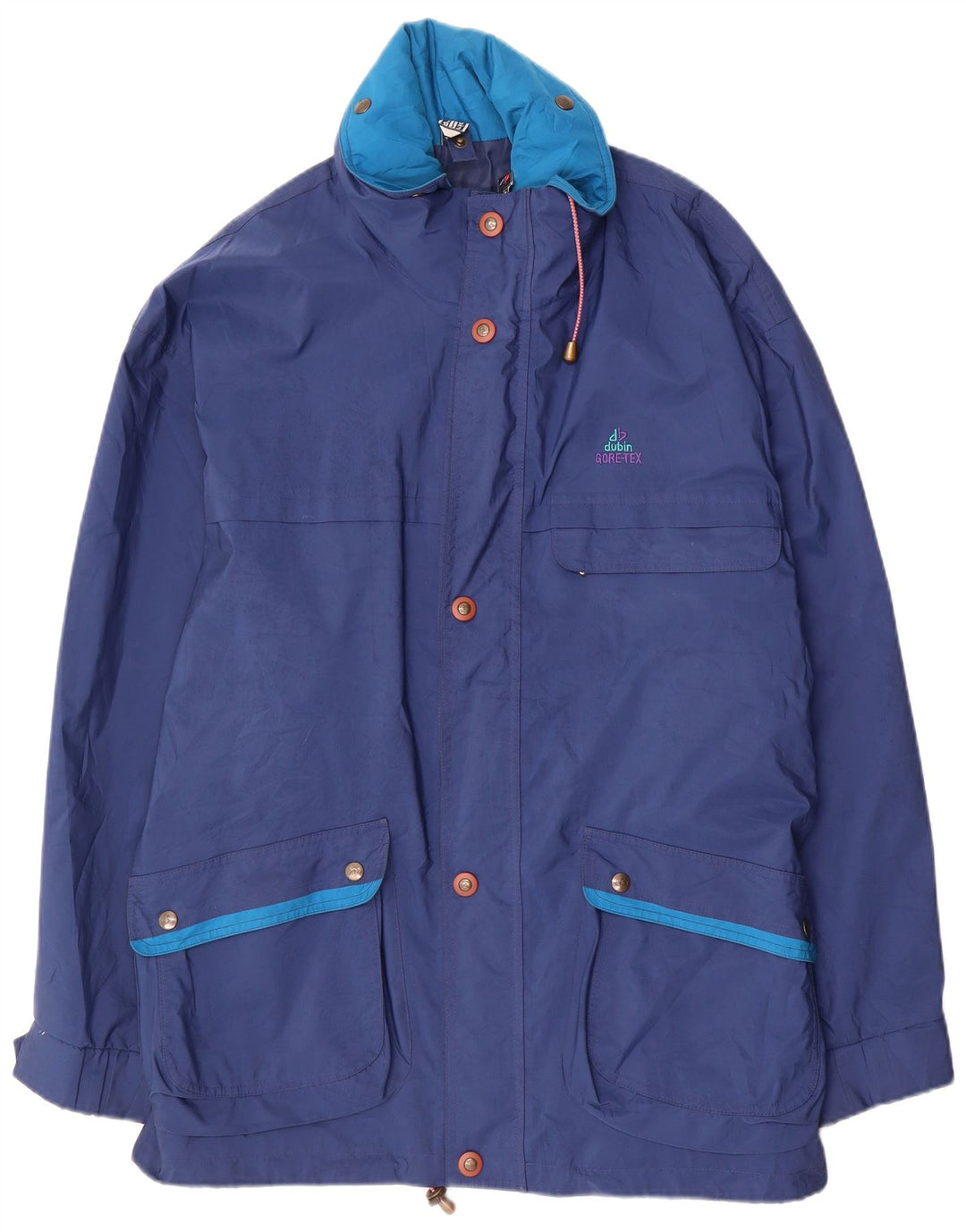 Dubin Jaqueta masculina Gore-Tex acolchoada IT 52 XL azul poliéster