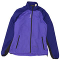 Reebok Womens Oversized Tracksuit Top Jacket UK 10 Pequeno Roxo Colourblock