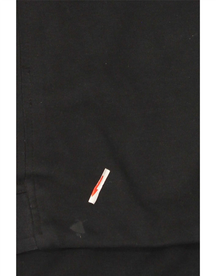 Suéter Nike feminino com capuz e zíper grande UK 10 pequeno preto