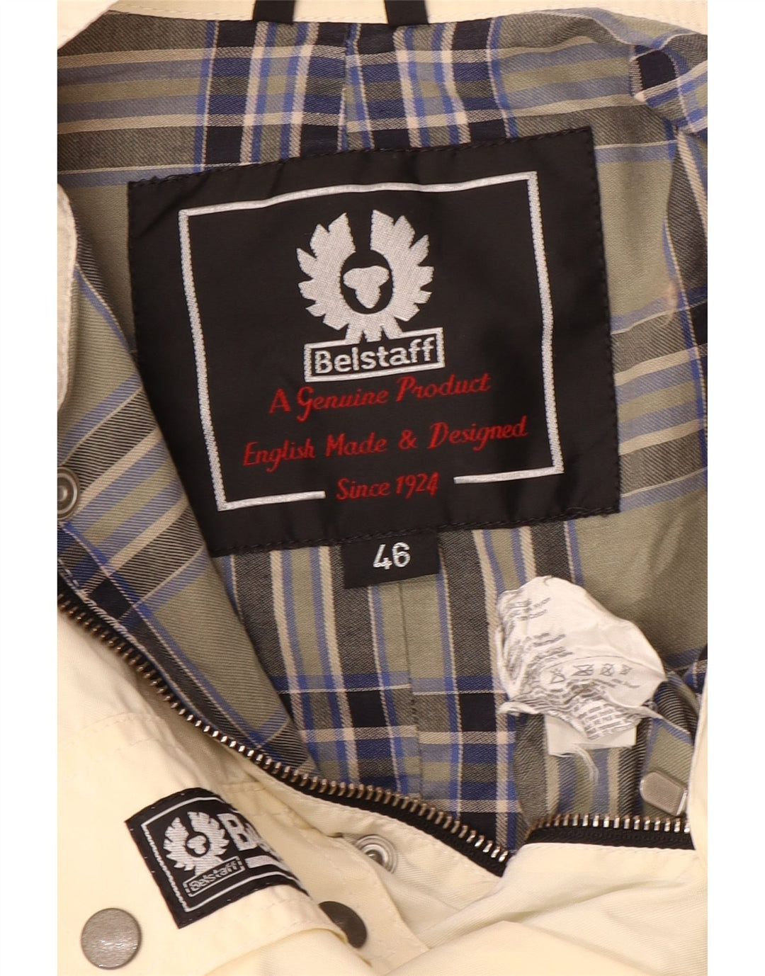 Colete utilitário masculino BELSTAFF IT 46 pequeno nylon branco