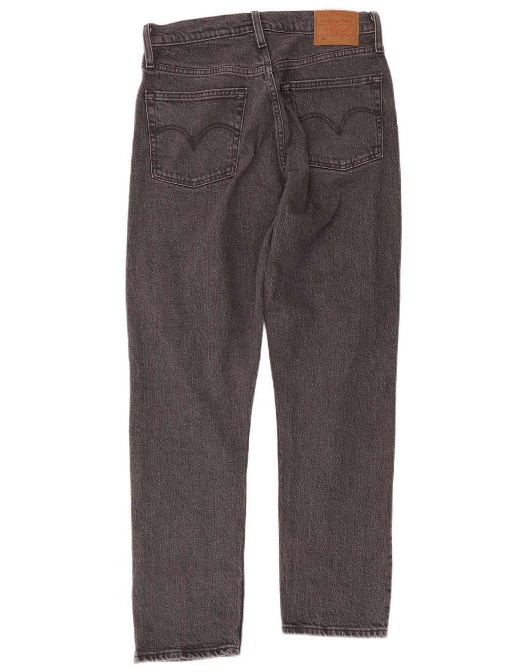 Calça jeans feminina Levi's 501 Straight W28 L28 cinza