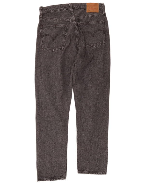 Calça jeans feminina Levi's 501 Straight W28 L28 cinza