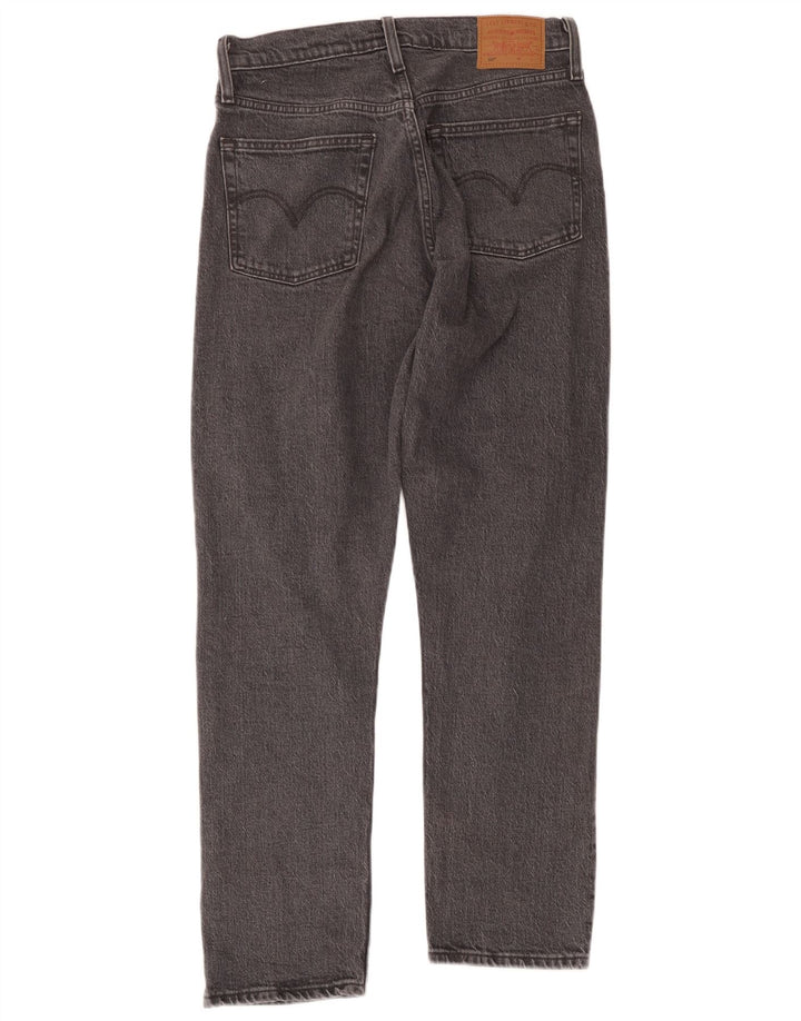 Calça jeans feminina Levi's 501 Straight W28 L28 cinza