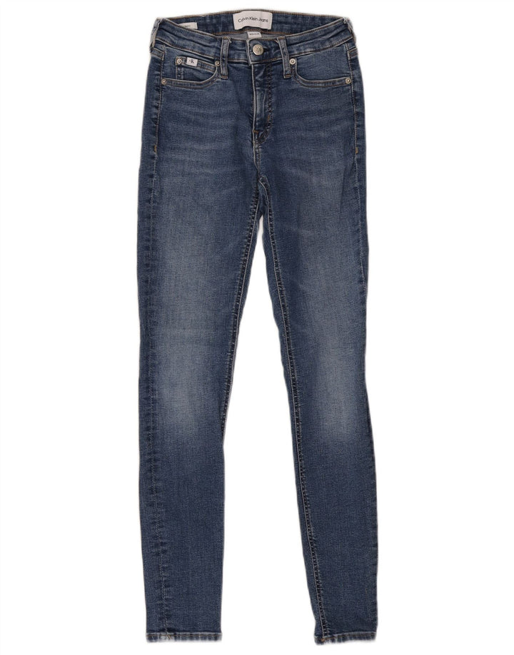 Calça jeans skinny feminina Calvin Klein W25 L30 azul