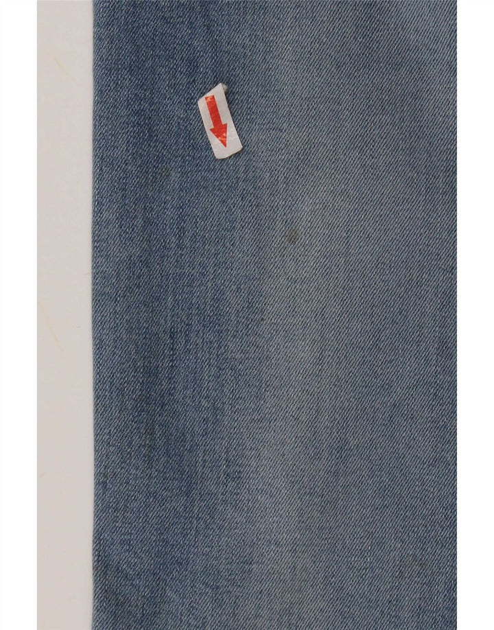 Diesel Mens Larkee-Beex Distressed Regular Tapered Jeans W34 L30 Azul