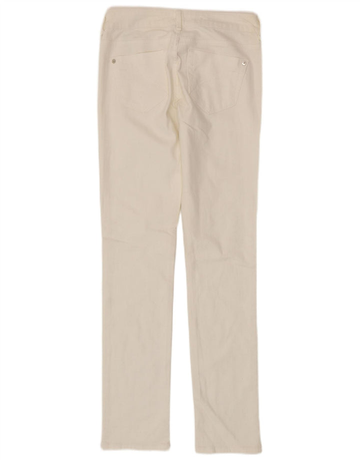 Jeans slim feminino TOPSHOP W28 L32 algodão branco