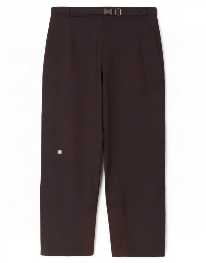 Calça corta-vento masculina Marks & Spencer grande W36 L31 poliamida preta