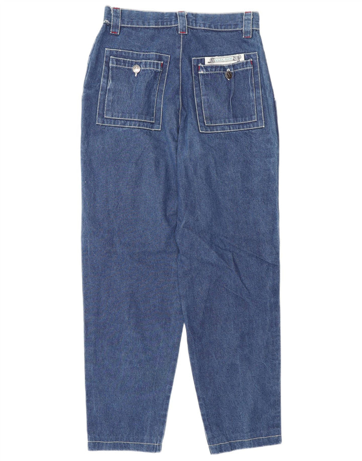 Calça Jeans Cônica Feminina Krizia W30 L30 Azul Algodão