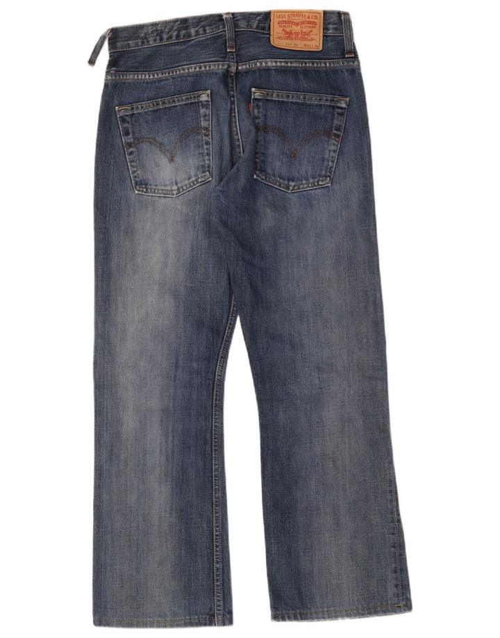 Levi's Masculino 507 Bootcut Jeans W30 L28 Azul Algodão