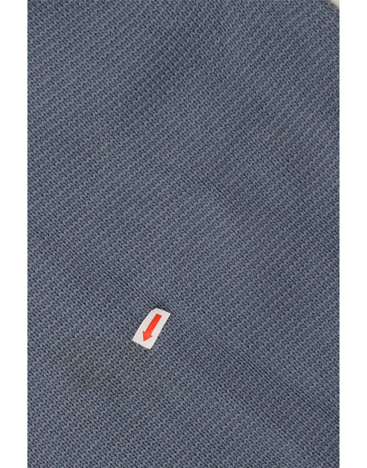 Suéter masculino IZOD com decote em V XL algodão azul