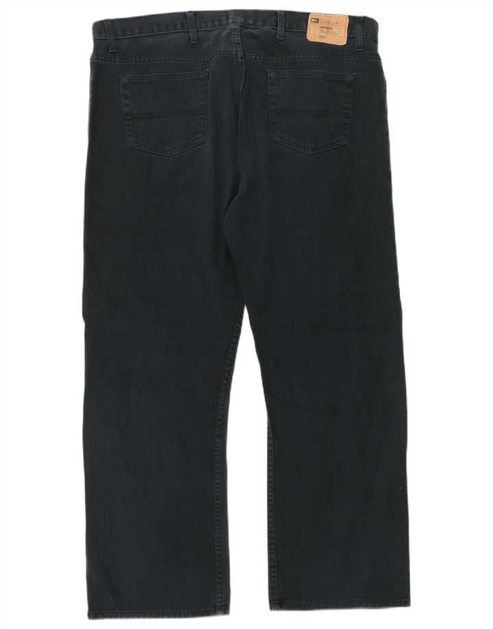 Jeans Marks & Spencer masculino Blue Harbor Straight W42 L31 algodão preto