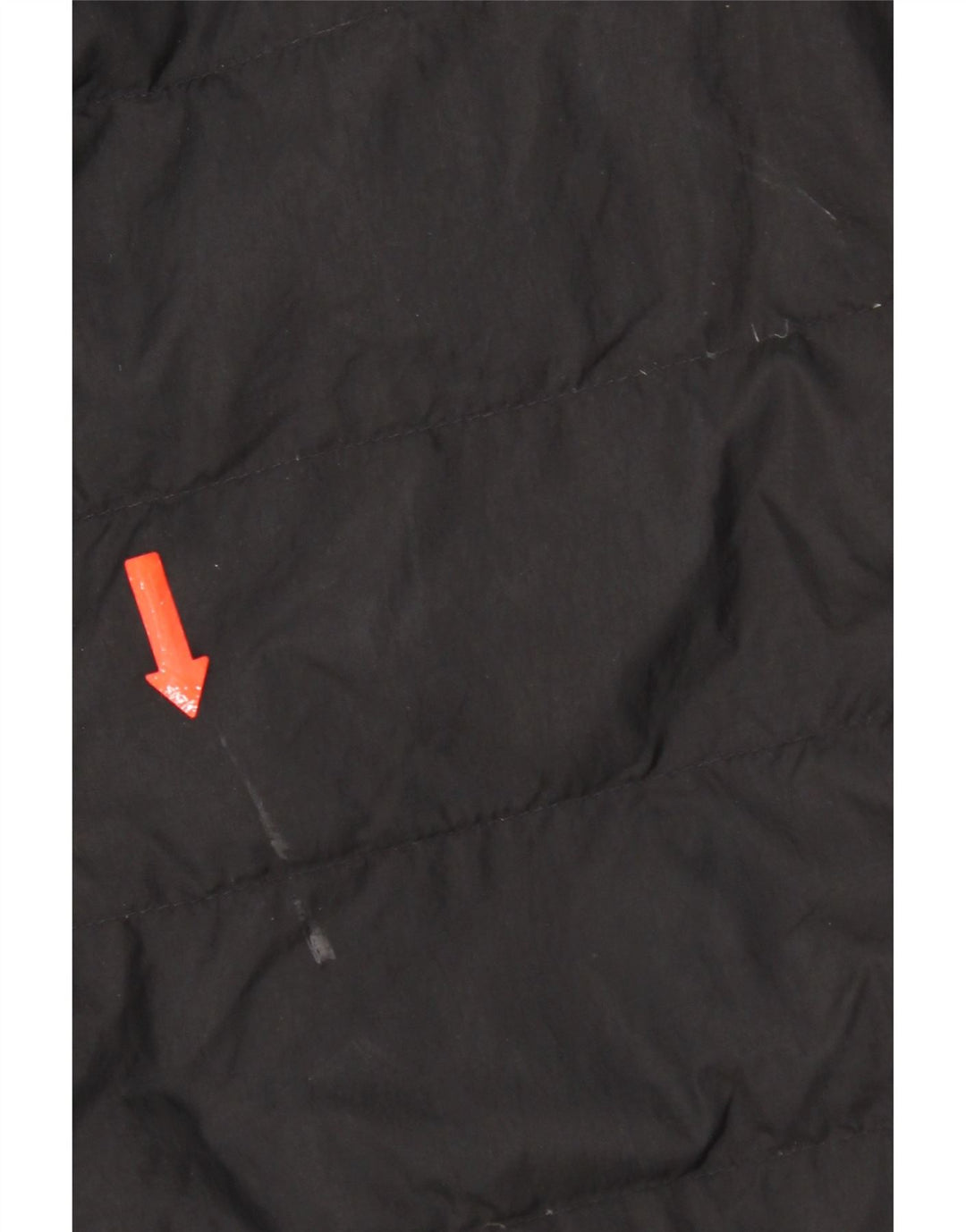 Jaqueta masculina acolchoada com capuz The North Face UK 38 poliéster preto médio