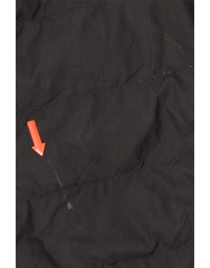 Jaqueta masculina acolchoada com capuz The North Face UK 38 poliéster preto médio