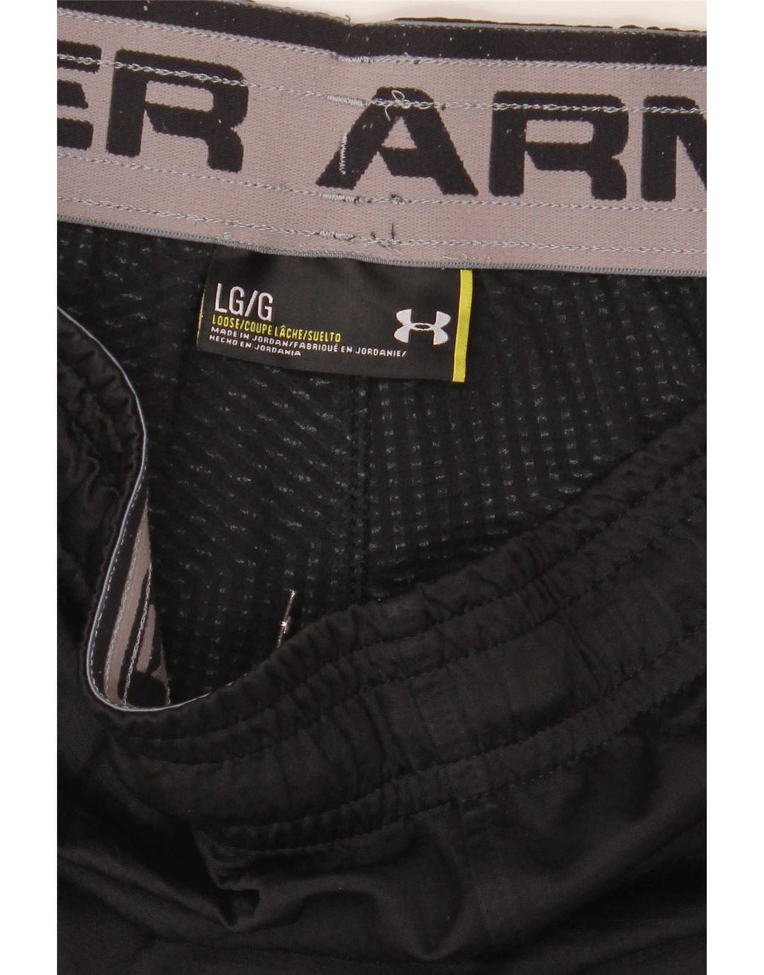 Calça de treino masculina Under Armour grande preta