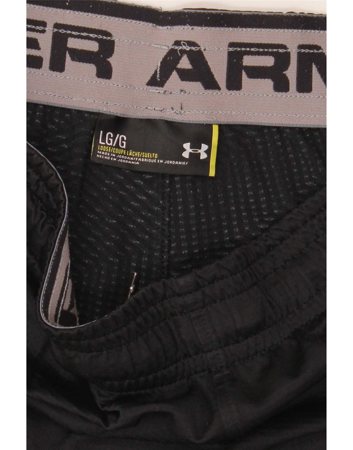 Calça de treino masculina Under Armour grande preta
