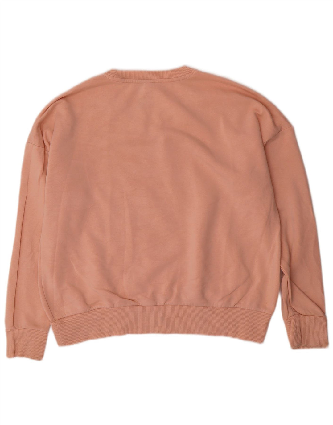 Adidas feminino gráfico oversized moletom jumper reino unido 12/14 médio rosa