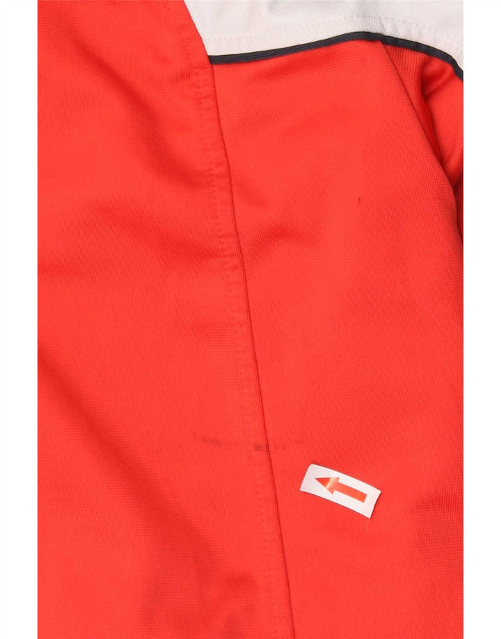 Diadora Mens Tracksuit Top Jacket Grande Poliéster Colorblock Vermelho
