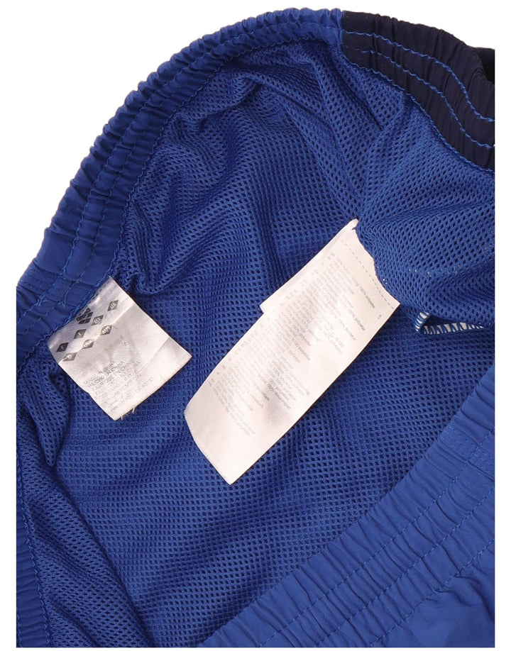 Arena Mens Graphic Natação Shorts Grande Azul Colourblock Poliéster