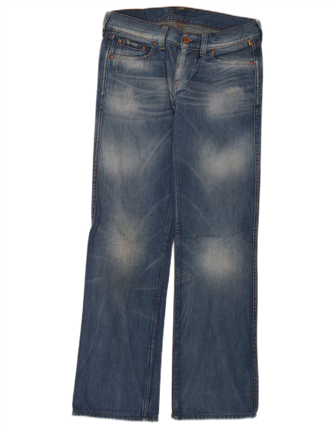Meltin' Pot jeans reto feminino W26 L32 algodão azul