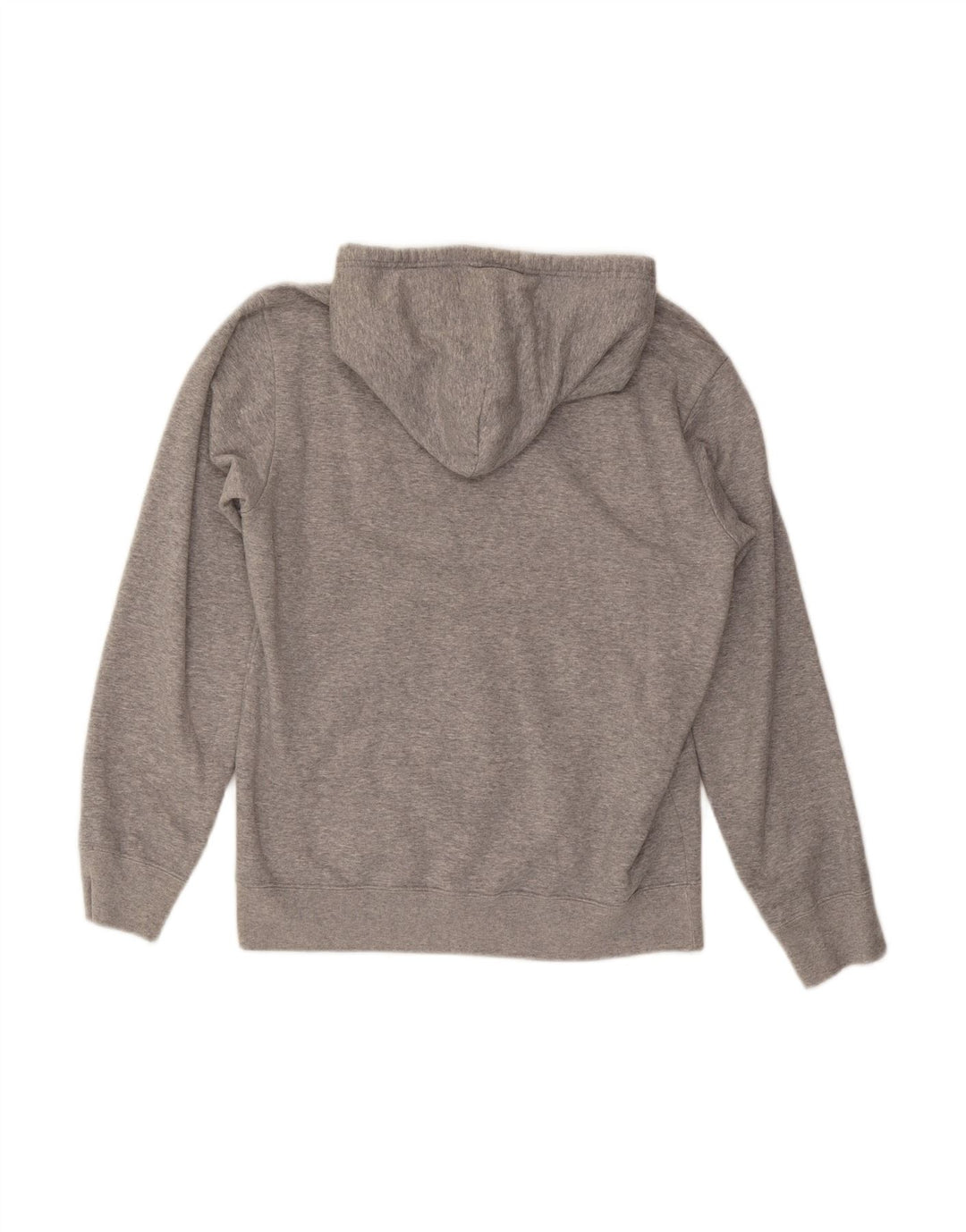 CHAMPION Suéter com capuz gráfico masculino cinza médio