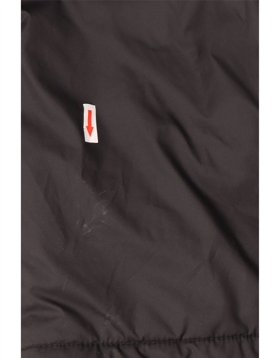 Casaco acolchoado com capuz gráfico masculino Nike UK 40 grande poliéster preto