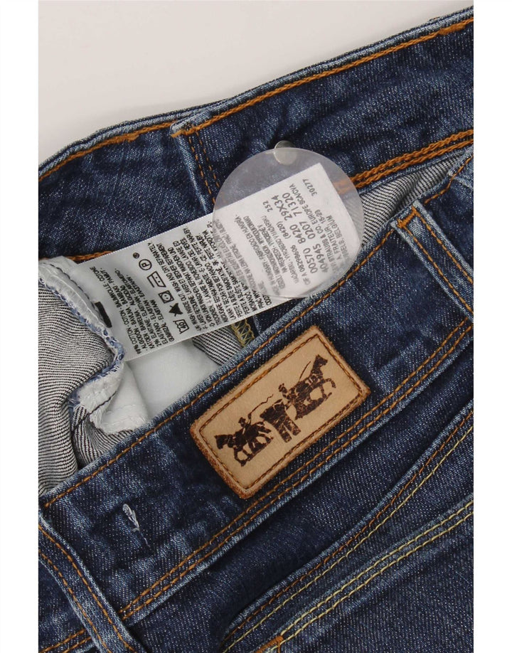 Calça jeans feminina Levi's 570 Straight W29 L30 azul algodão