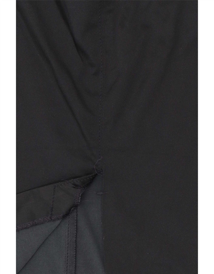 Saia lápis feminina Sisley W32 grande azul marinho