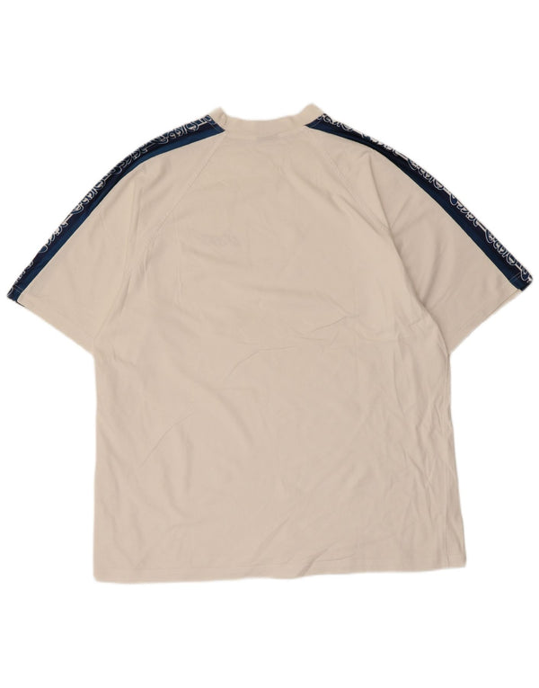 Camiseta gráfica masculina Asics Top XL branco colorblock