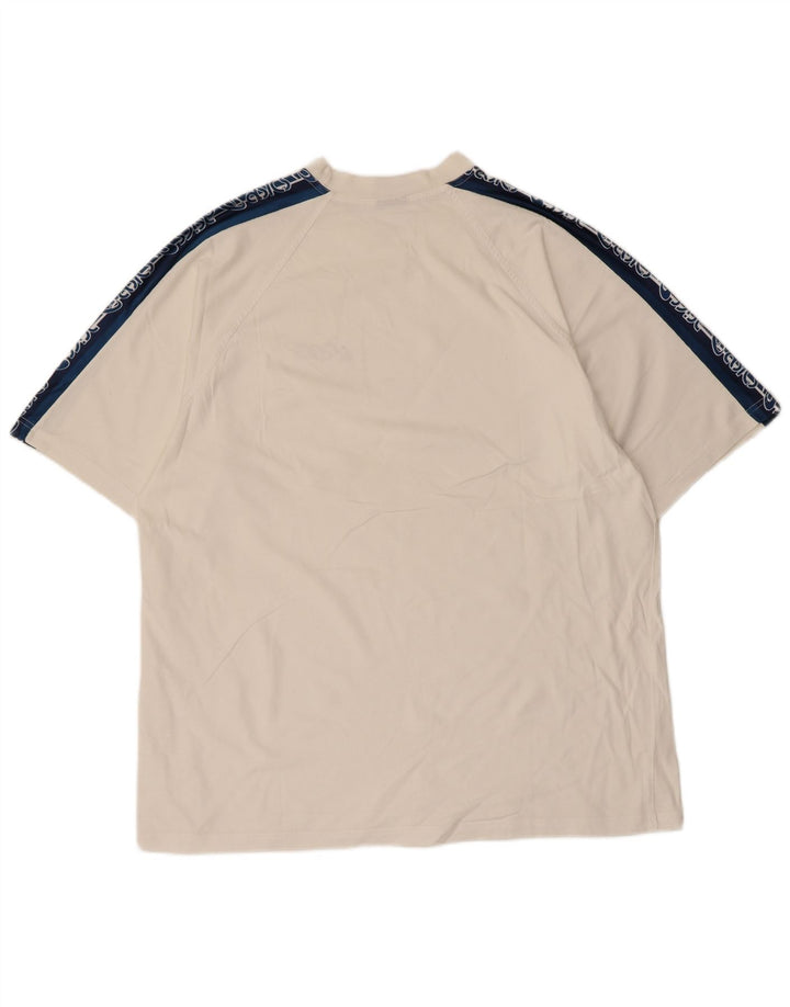 Camiseta gráfica masculina Asics Top XL branco colorblock