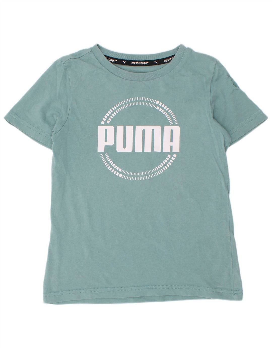 Camiseta Puma Boys Graphic Top 7-8 Anos Azul