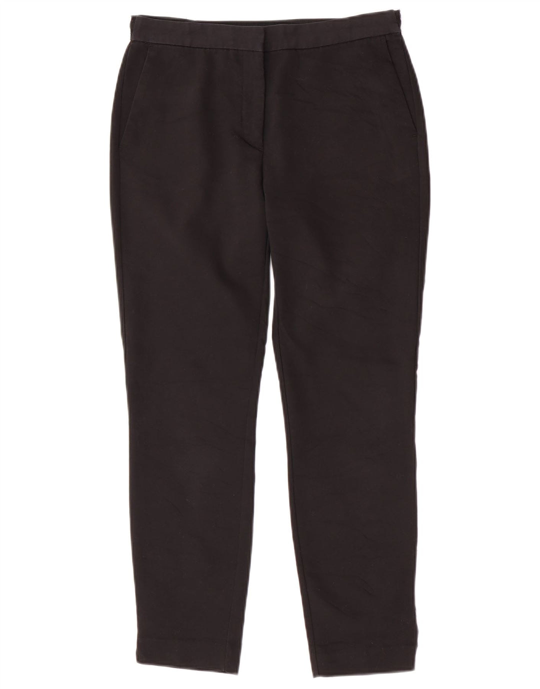 Zara Calça Chino Feminina Slim Médio W28 L26 Algodão Preto