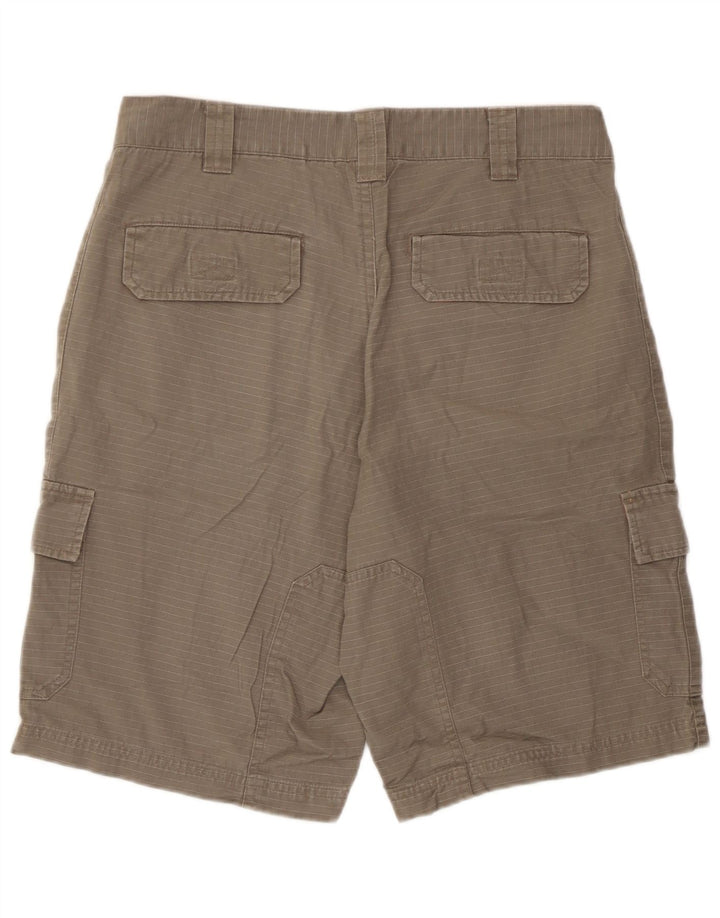Shorts cargo masculino vintage IT 48 médio W30 listrado cinza