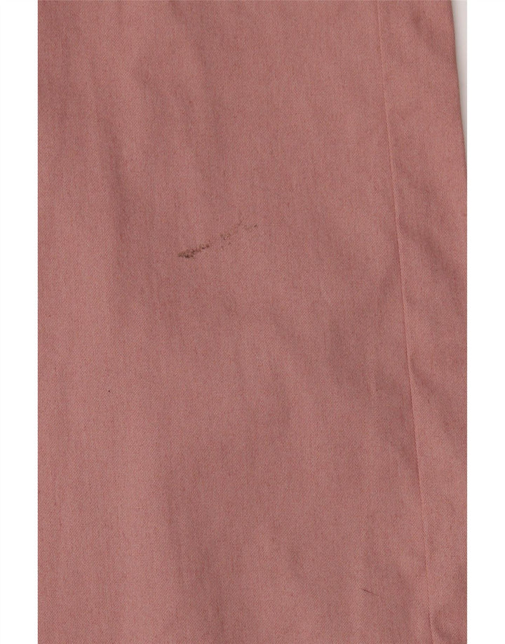 Calça cargo feminina Puma com perna larga, médio W30 L30 algodão rosa
